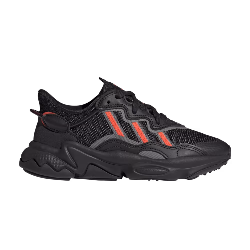 Adidas Ozweego J Black Solar Red