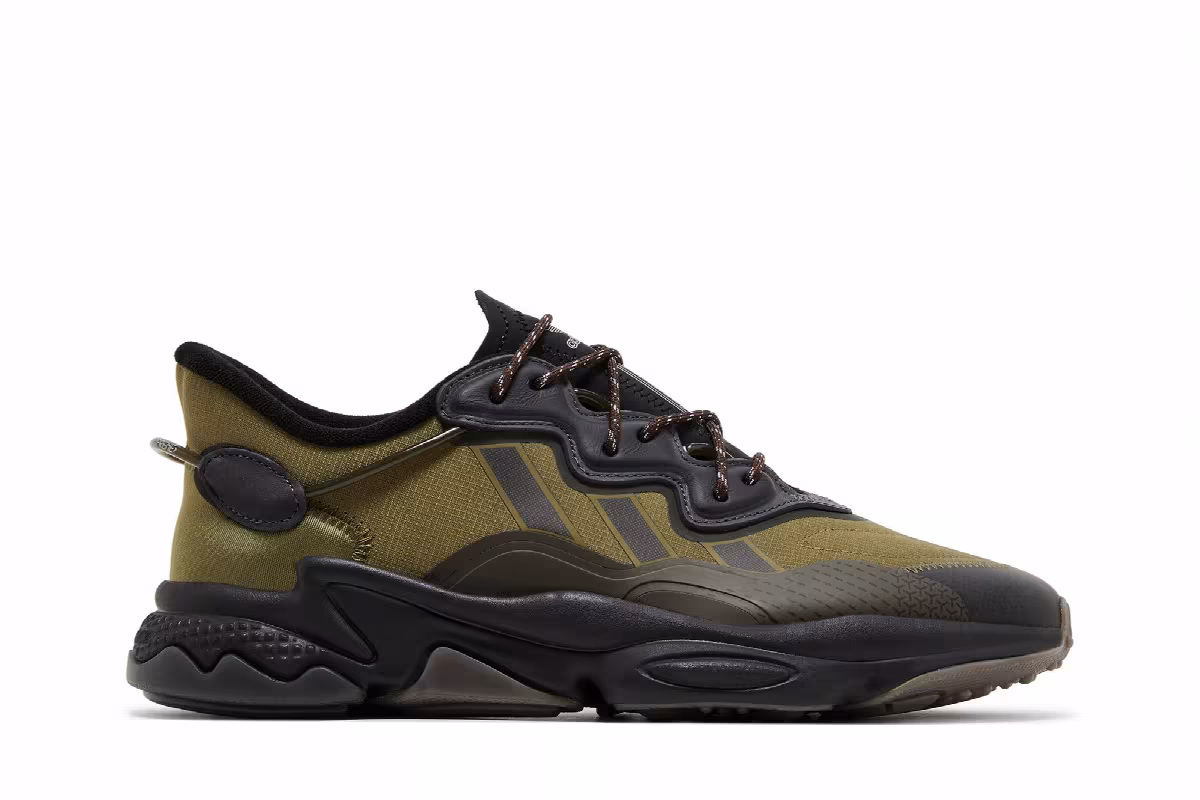 Adidas Ozweego Focus Olive Black, view 2