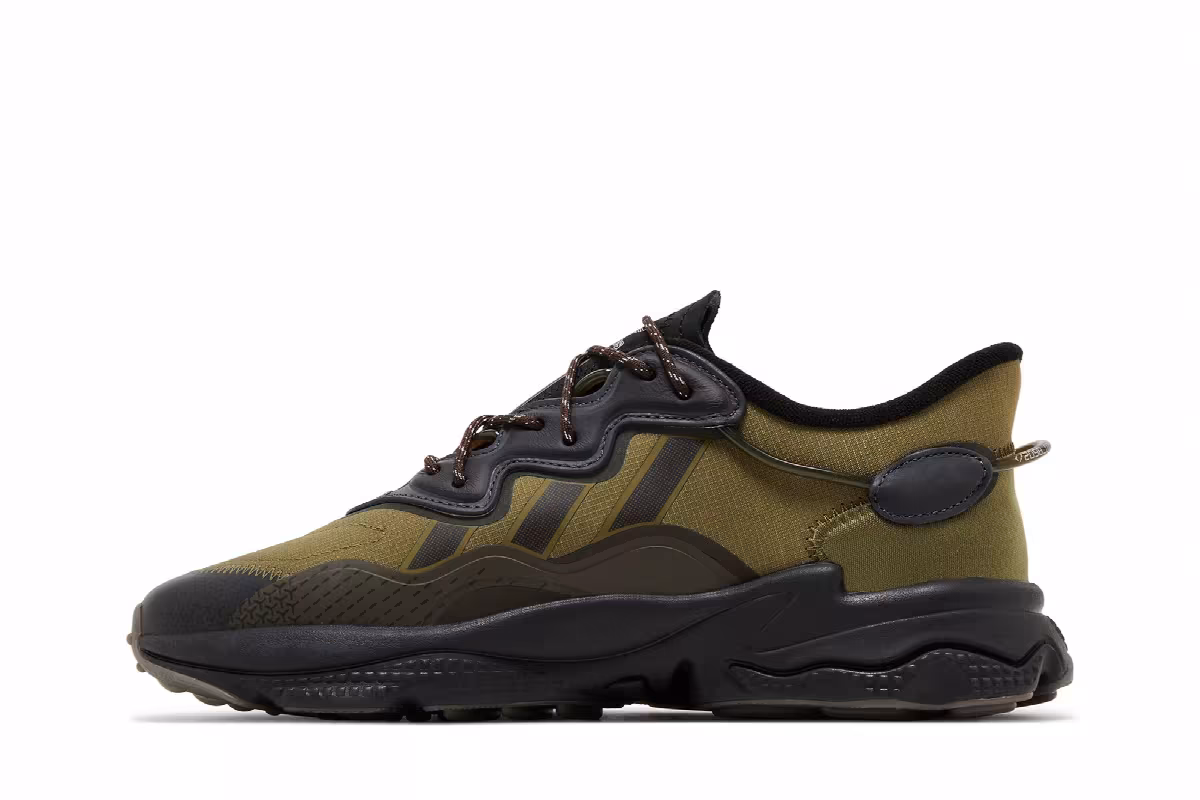 Adidas Ozweego Focus Olive Black, view 4