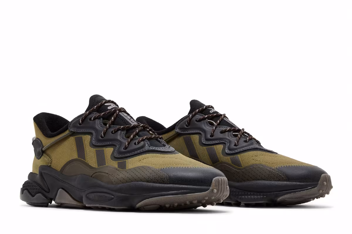 Adidas Ozweego Focus Olive Black, view 9