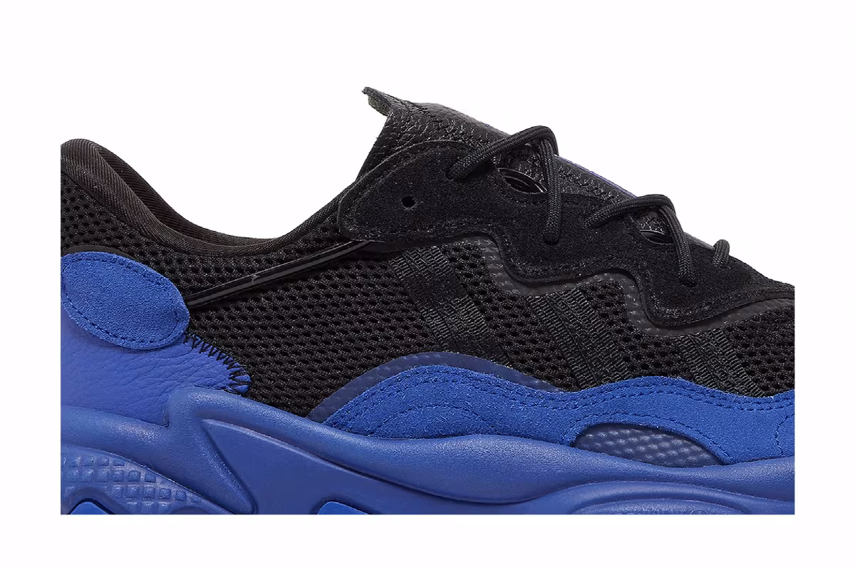 Adidas Ozweego Black Semi Lucid Blue, view 3