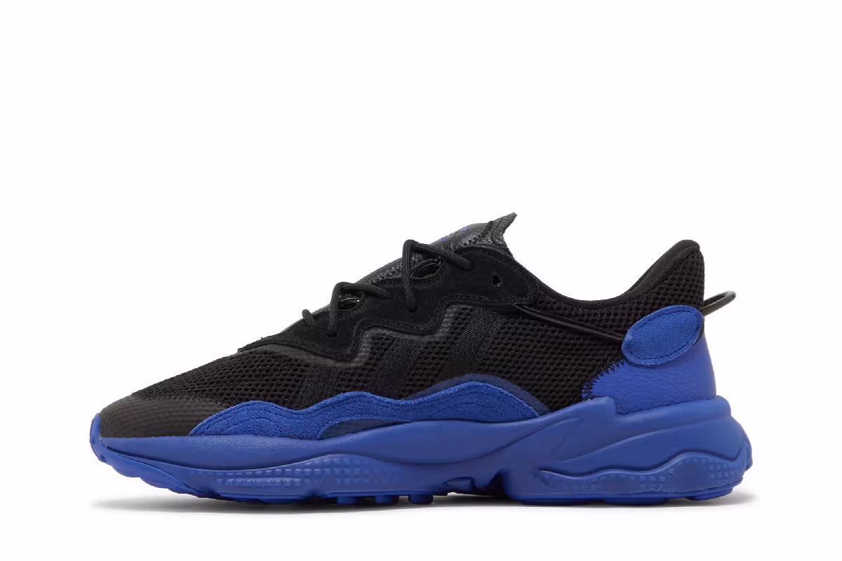 Adidas Ozweego Black Semi Lucid Blue, view 4
