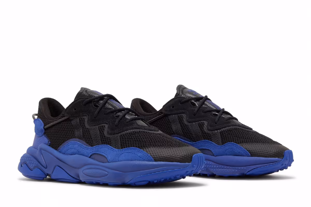 Adidas Ozweego Black Semi Lucid Blue, view 9