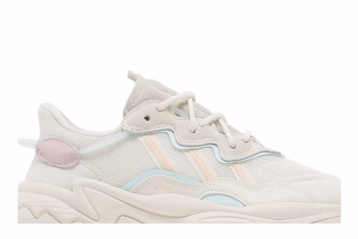 Adidas Women's Ozweego White Bliss Orange, view 3