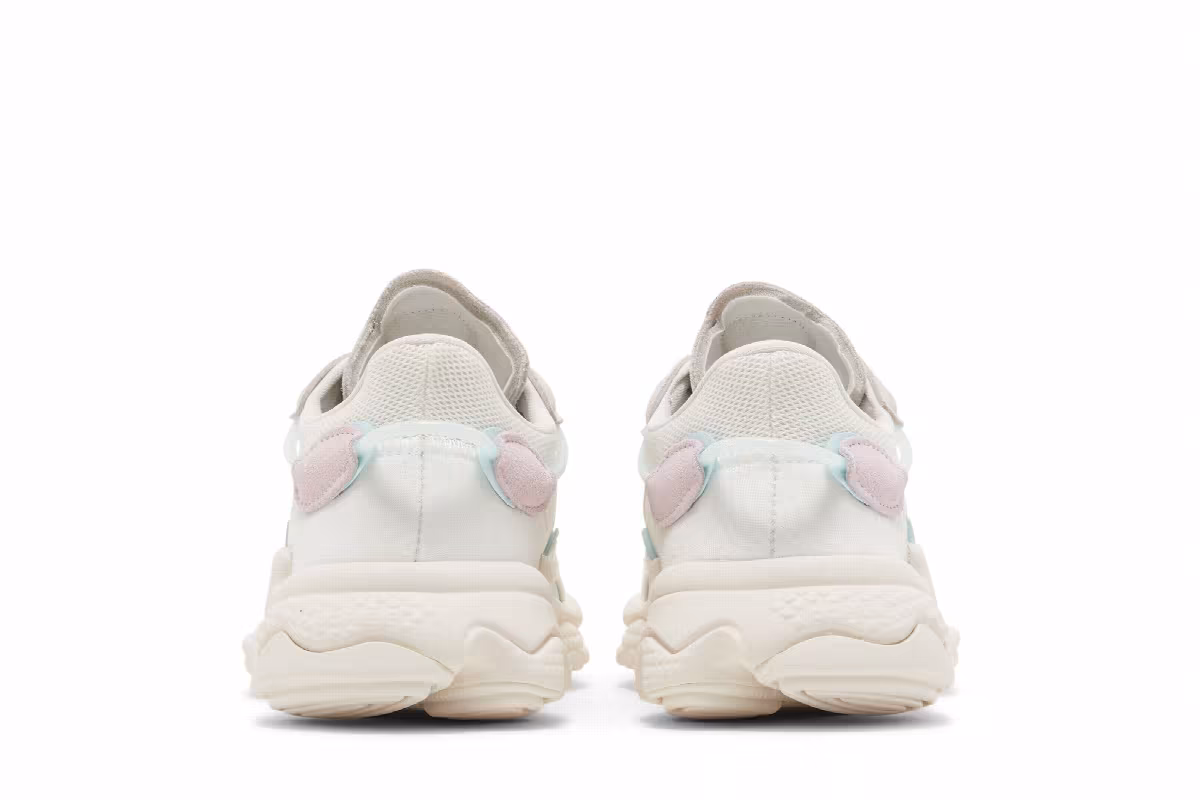 Adidas Women's Ozweego White Bliss Orange, view 7