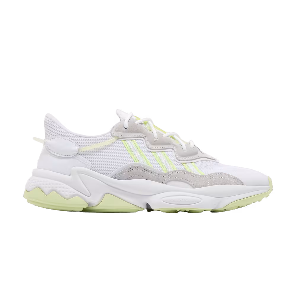 adidas Women's Ozweego White Pulse Lime