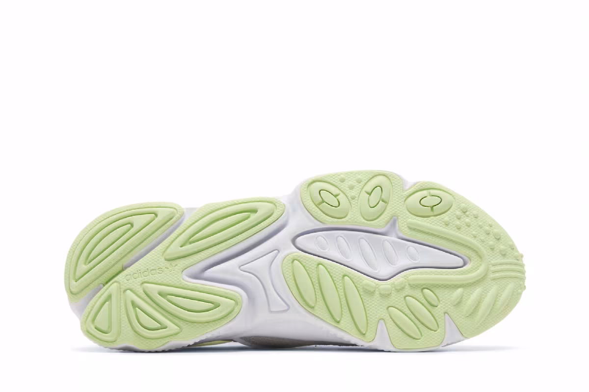 adidas Women's Ozweego White Pulse Lime, view 5