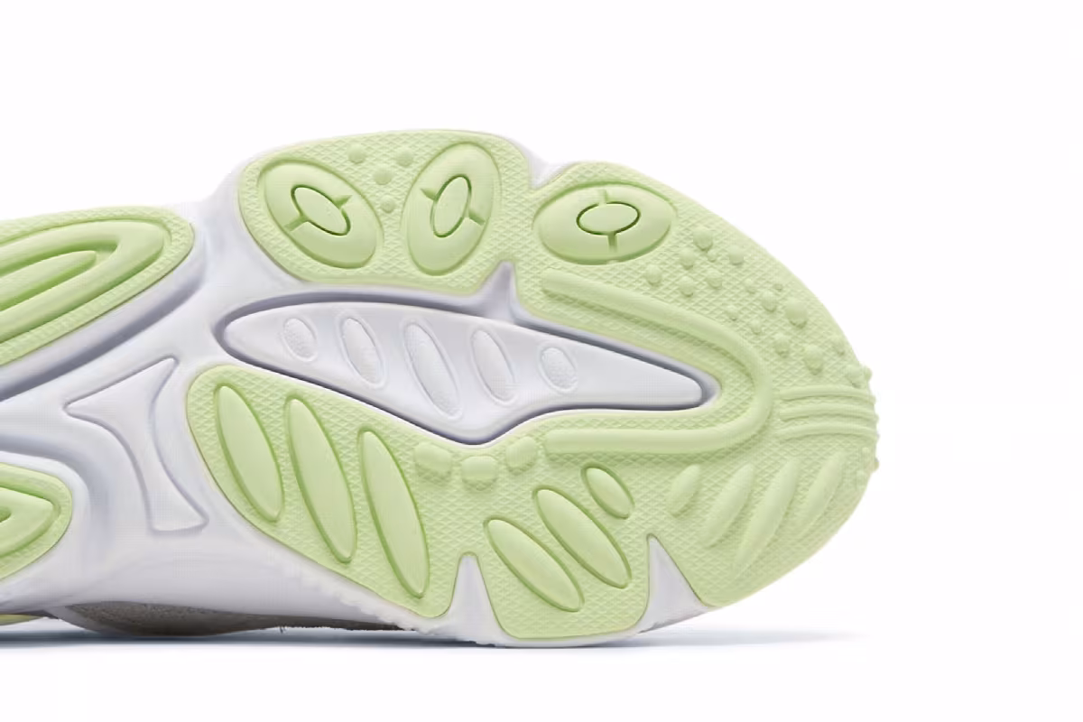 adidas Women's Ozweego White Pulse Lime, view 6