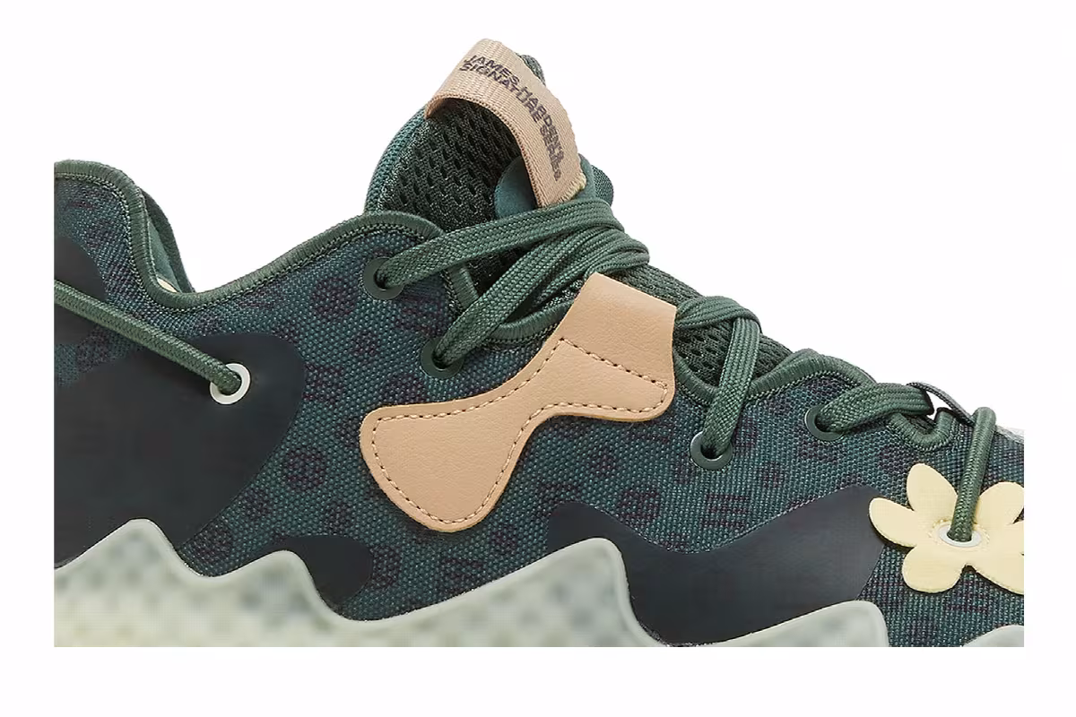 adidas Harden Vol. 6 Green Oxide Monogram, view 3