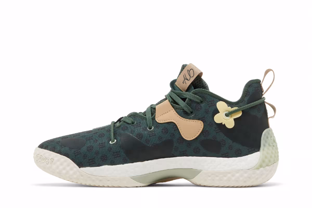 adidas Harden Vol. 6 Green Oxide Monogram, view 4