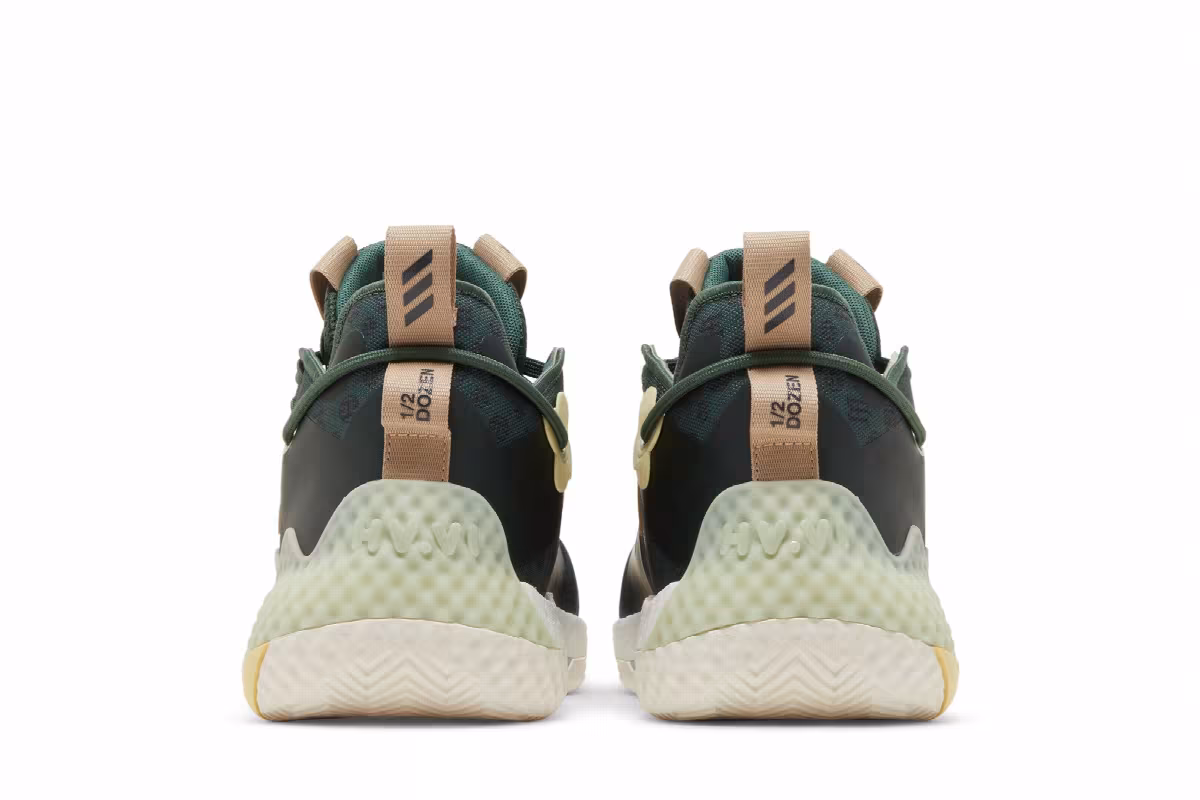 adidas Harden Vol. 6 Green Oxide Monogram, view 7