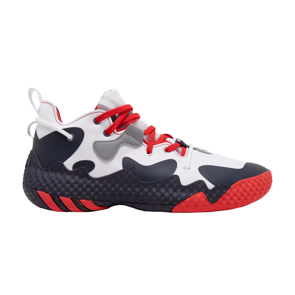 adidas Harden Vol. 6 White Vivid Red Legend Ink