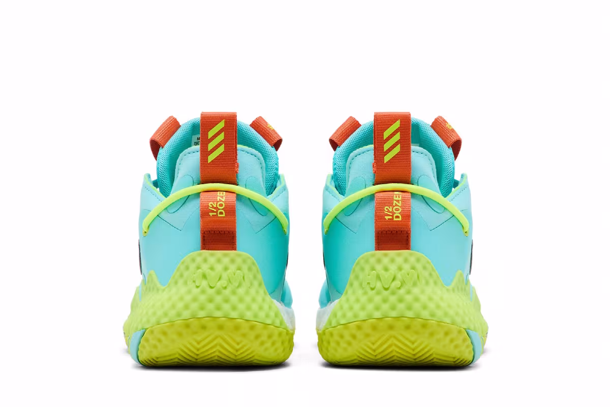 adidas Harden Vol. 6 Pulse Aqua Solar Yellow, view 7