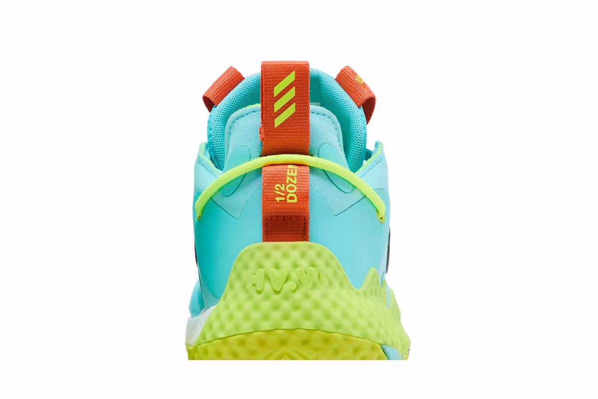 adidas Harden Vol. 6 Pulse Aqua Solar Yellow, view 8