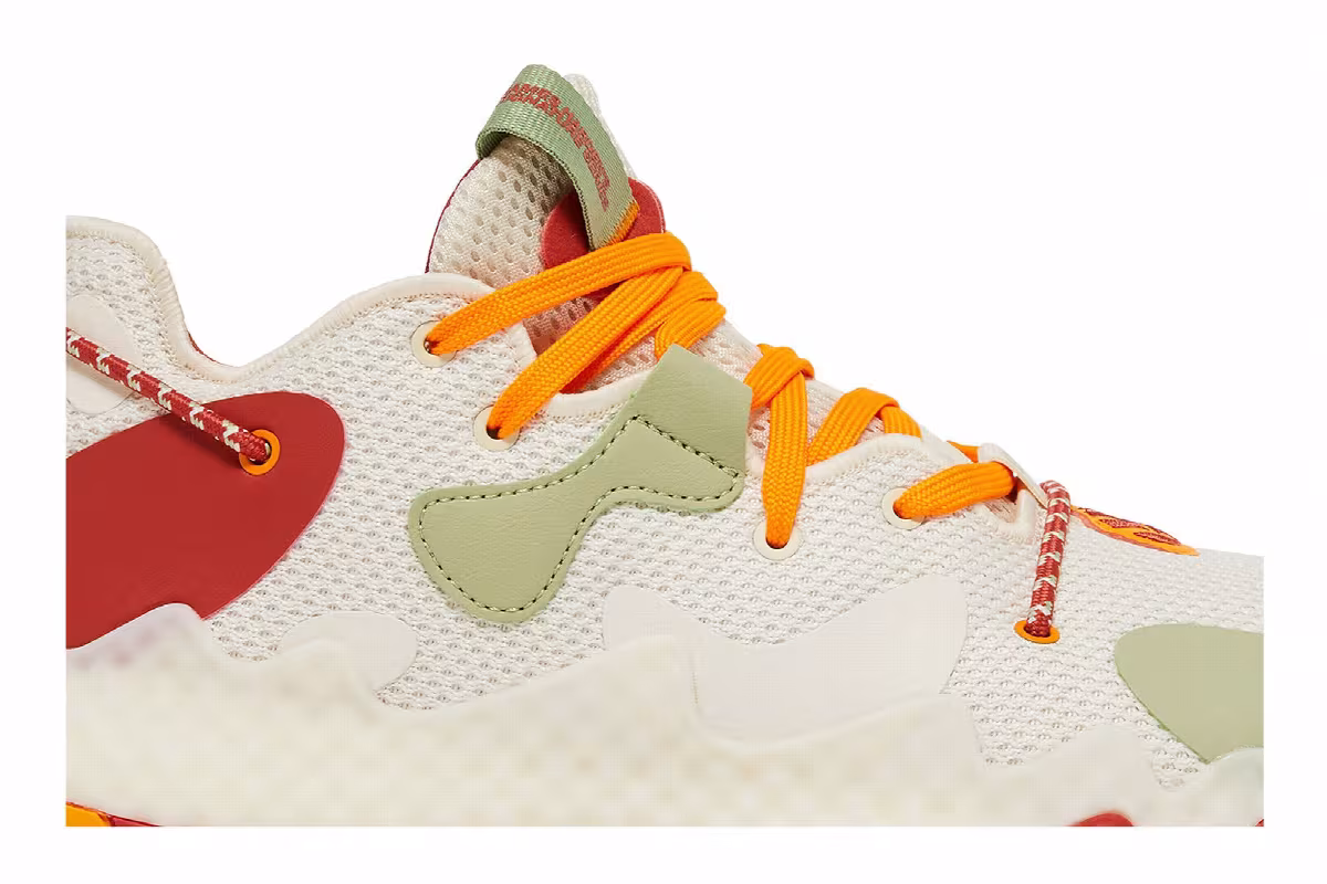 adidas Harden Vol. 6 Wonder White Magic Lime, view 3