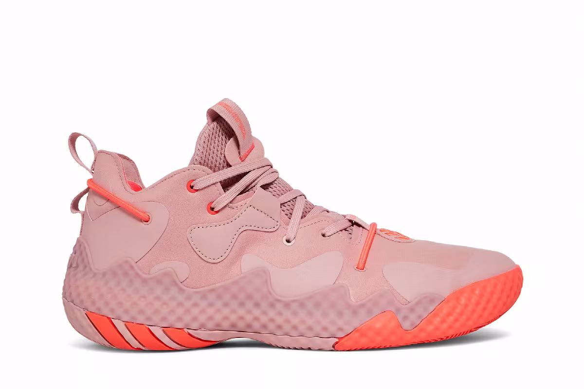 adidas Harden Vol. 6 Wonder Mauve Turbo, view 2