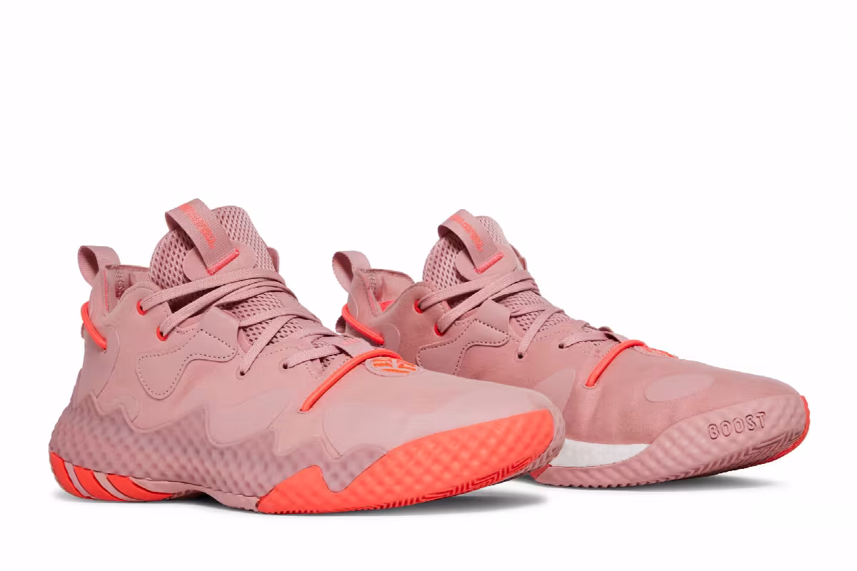 adidas Harden Vol. 6 Wonder Mauve Turbo, view 9