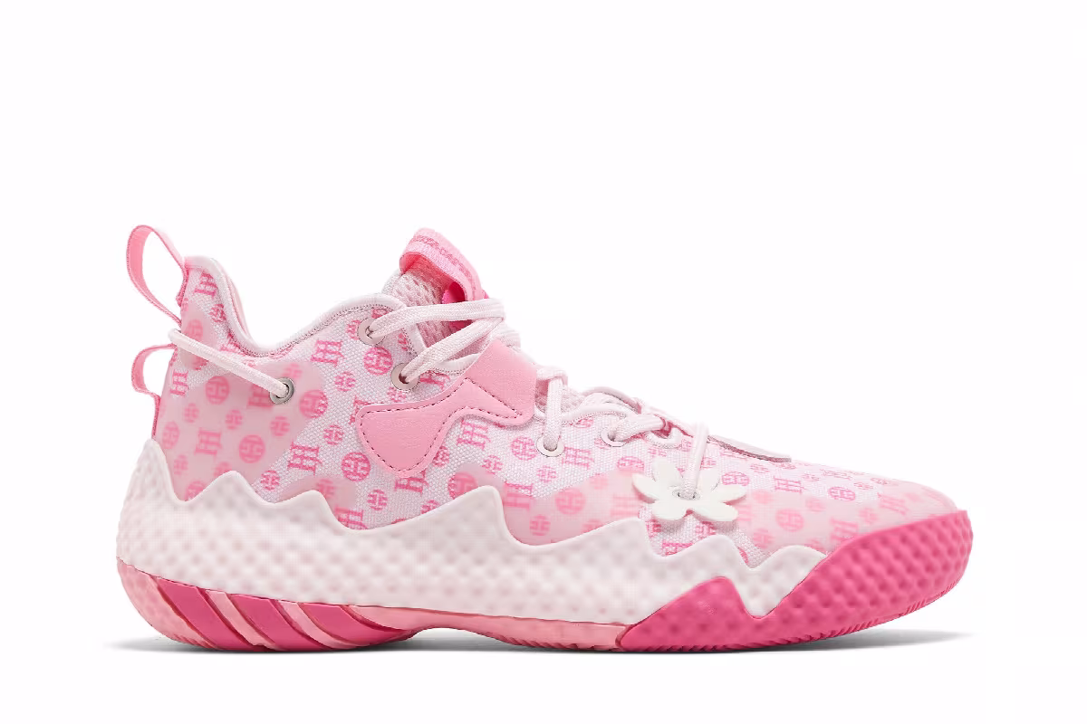 adidas Harden Vol. 6 J Clear Pink Monogram, view 2
