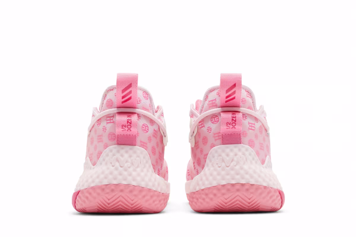 adidas Harden Vol. 6 J Clear Pink Monogram, view 7