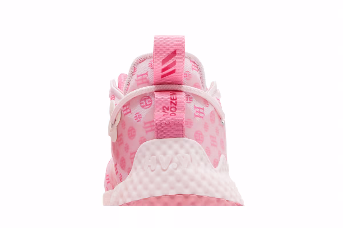 adidas Harden Vol. 6 J Clear Pink Monogram, view 8