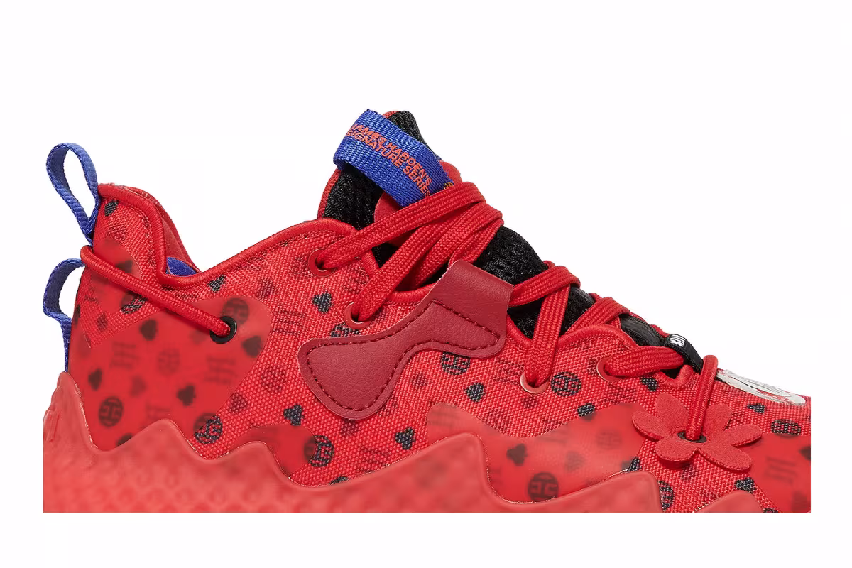 adidas Harden Vol. 6 Vivid Red Monogram, view 3