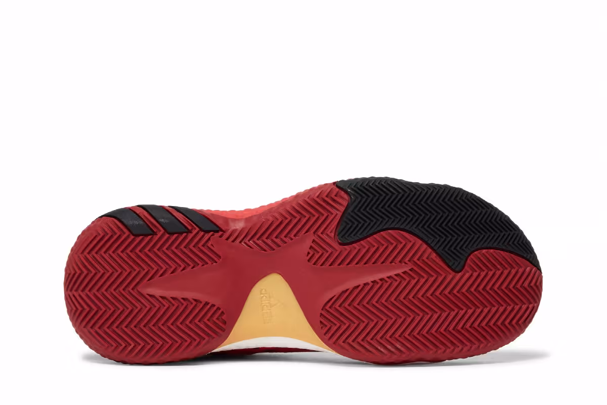 adidas Harden Vol. 6 Vivid Red Monogram, view 5