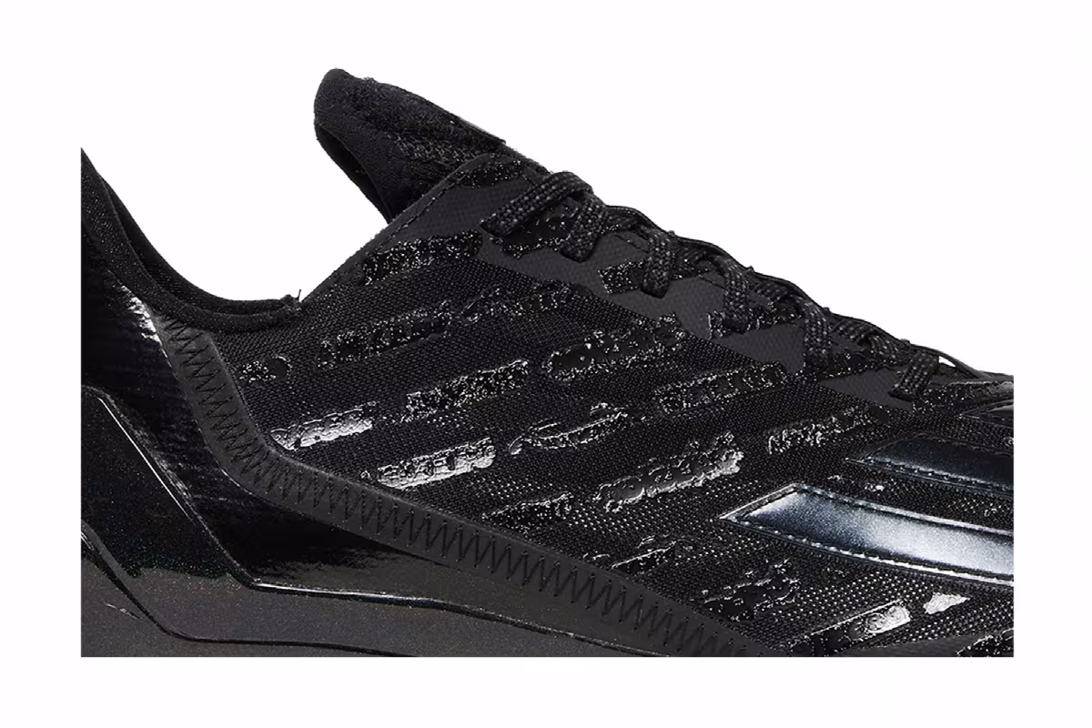 adidas Adizero Cleats Black Grey, view 3