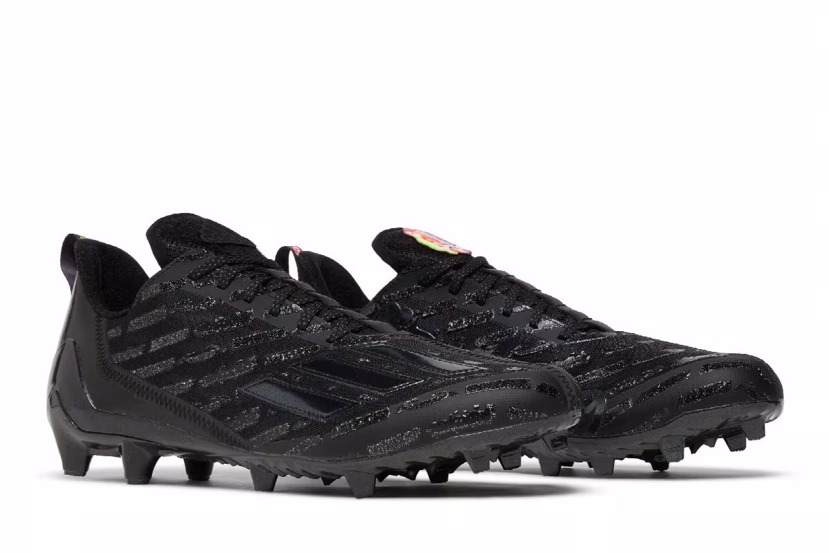 adidas Adizero Cleats Black Grey, view 9