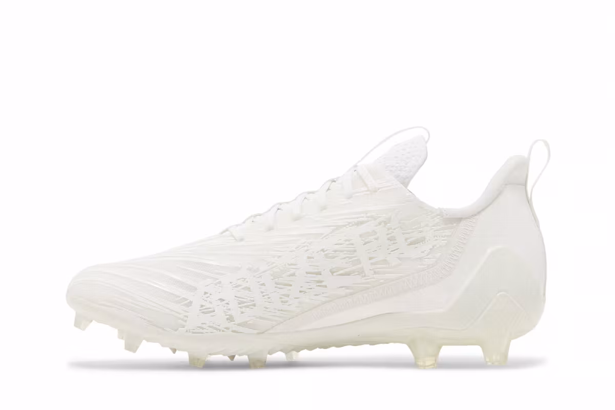 adidas Adizero Cleats Triple White, view 4