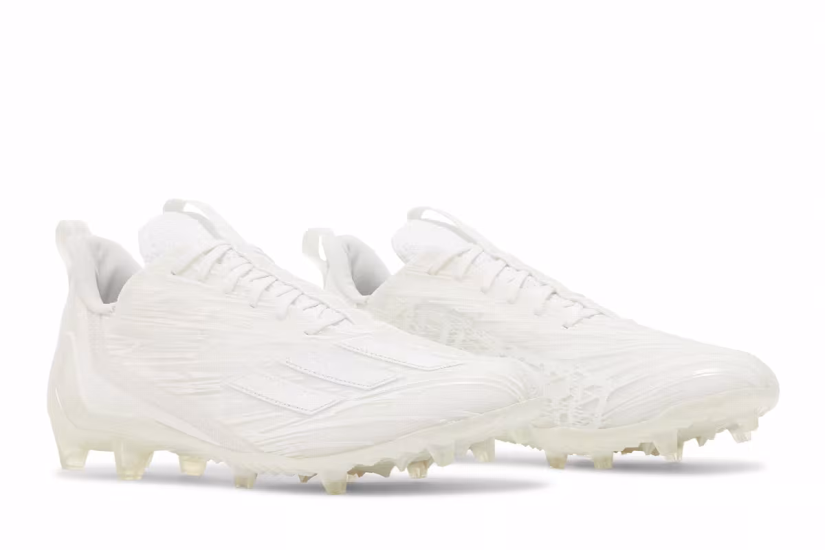 adidas Adizero Cleats Triple White, view 9