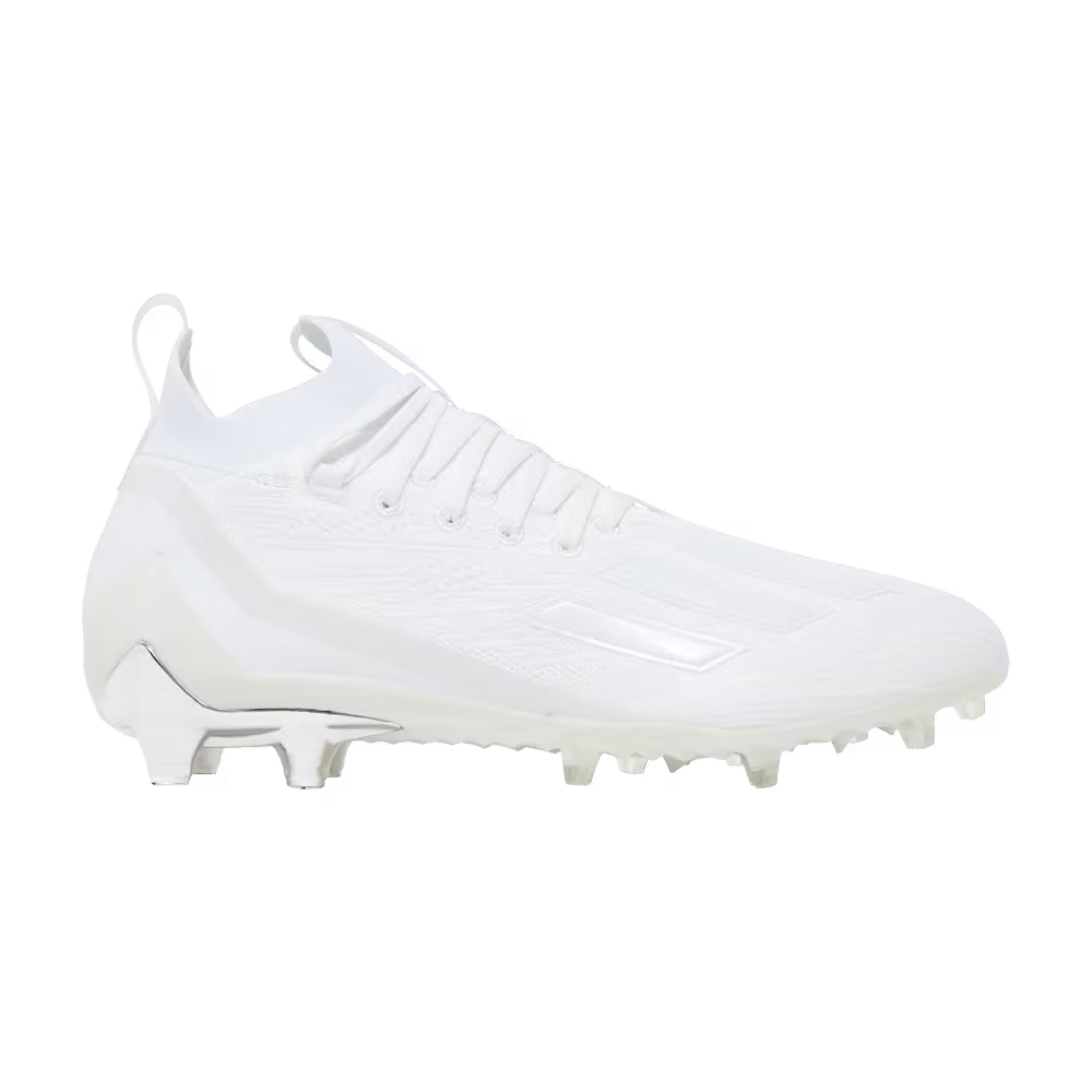 adidas Adizero Primeknit Cleats White Silver Metallic
