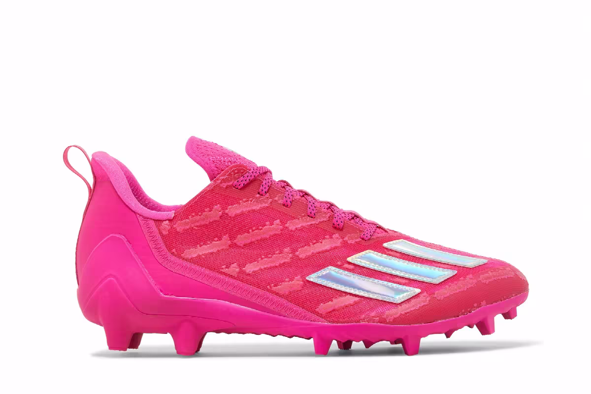 adidas Adizero Cleats Team Shock Pink, view 2