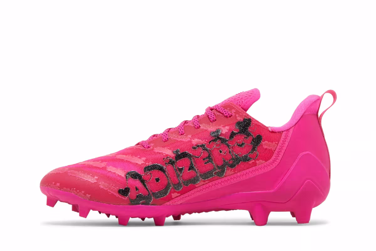 adidas Adizero Cleats Team Shock Pink, view 4
