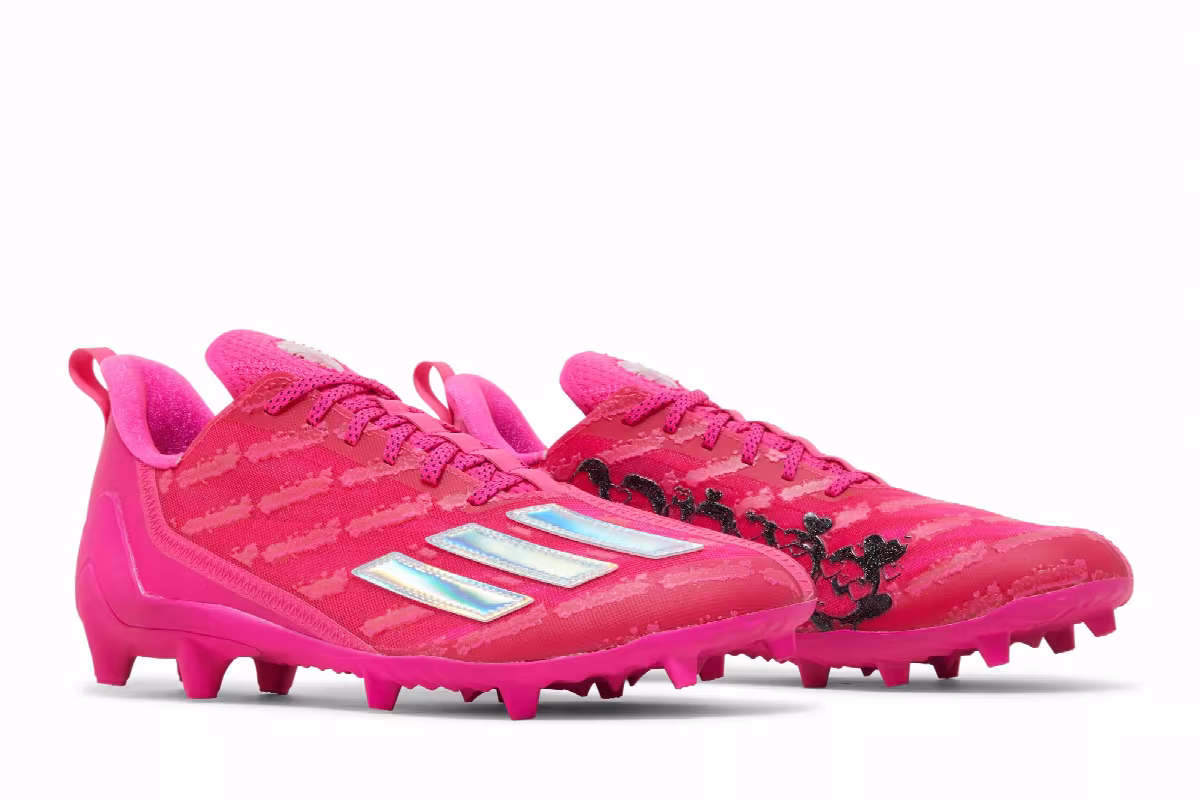 adidas Adizero Cleats Team Shock Pink, view 9