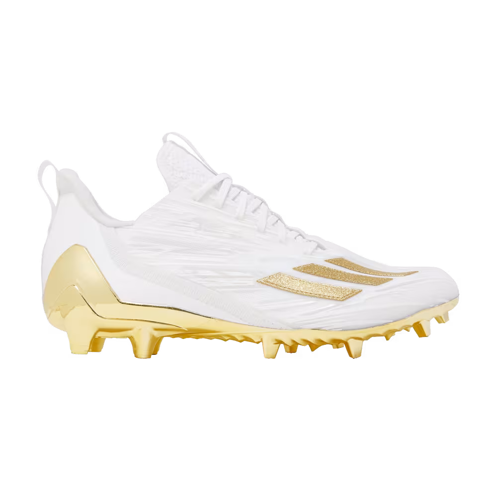 adidas Adizero Cleats White Gold Metallic