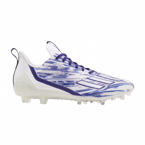 adidas Adizero Cleats 'White Team College Purple'