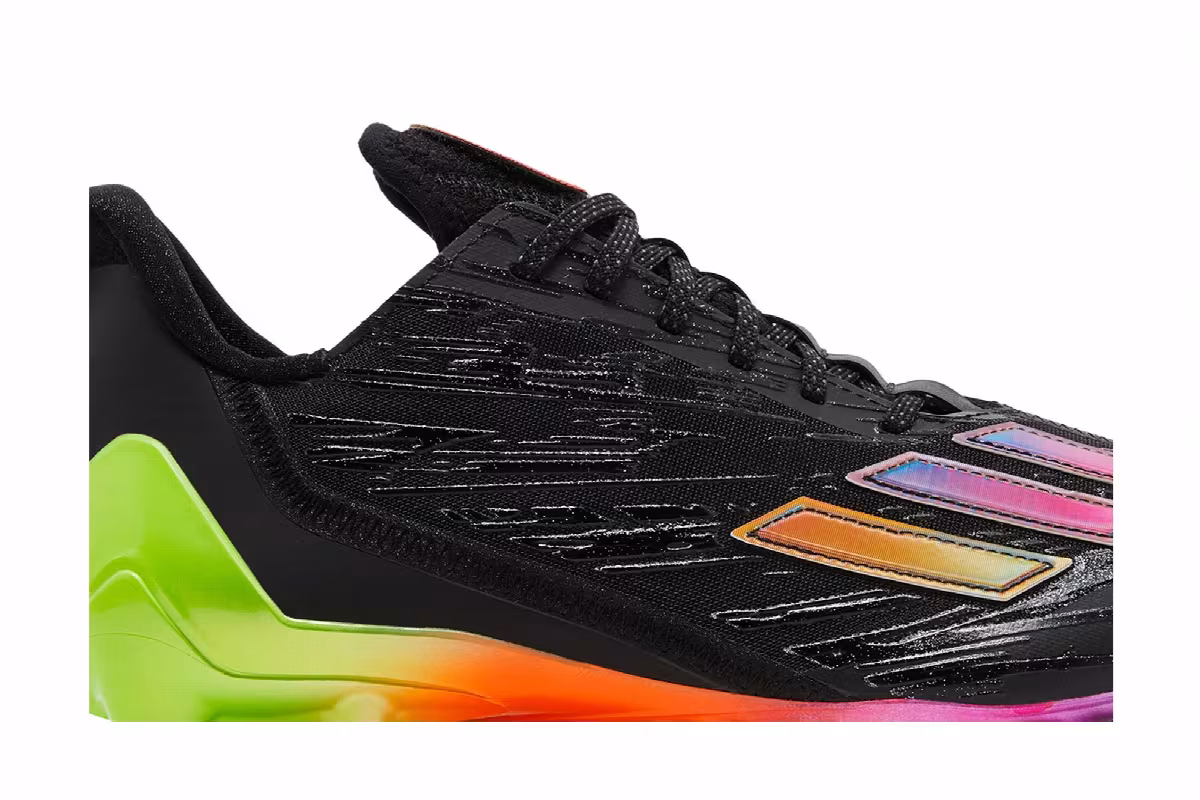 adidas Adizero Cleats Emojis - Core Black, view 3