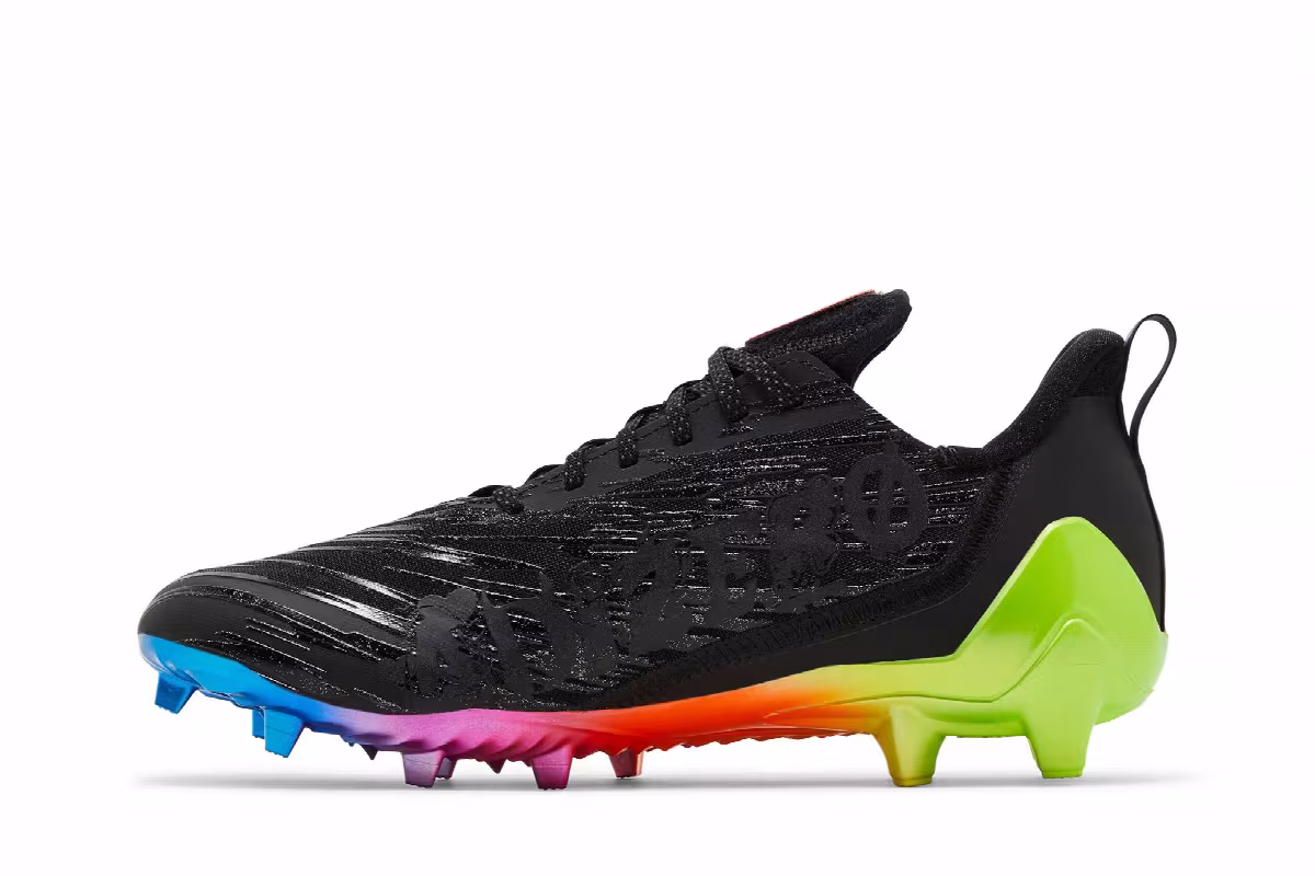 adidas Adizero Cleats Emojis - Core Black, view 4