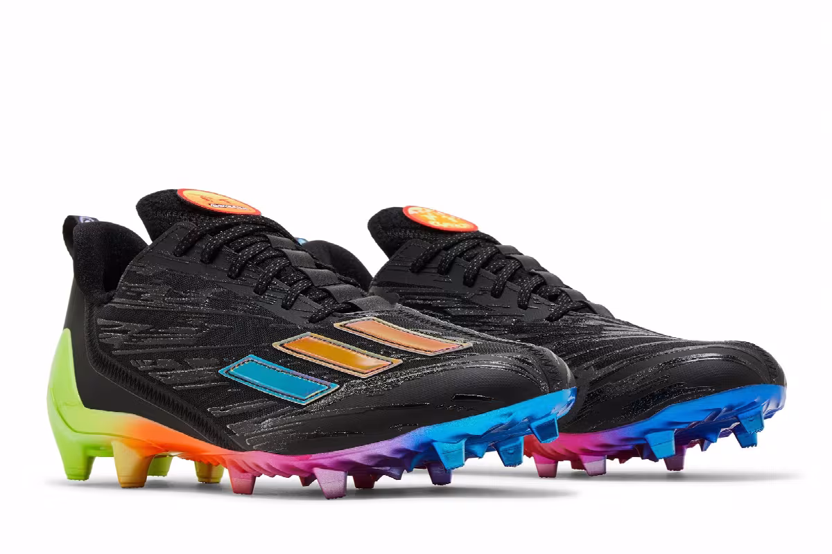 adidas Adizero Cleats Emojis - Core Black, view 9