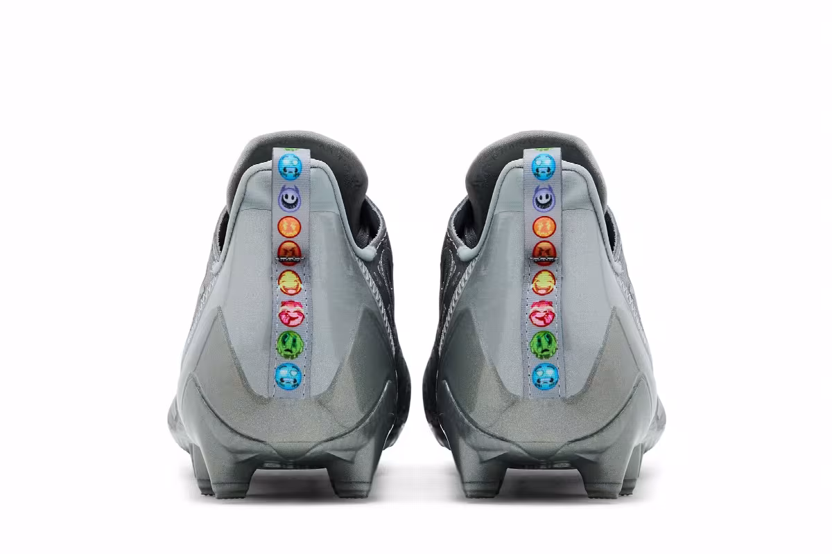 adidas Adizero Cleats Grey Silver Metallic, view 7