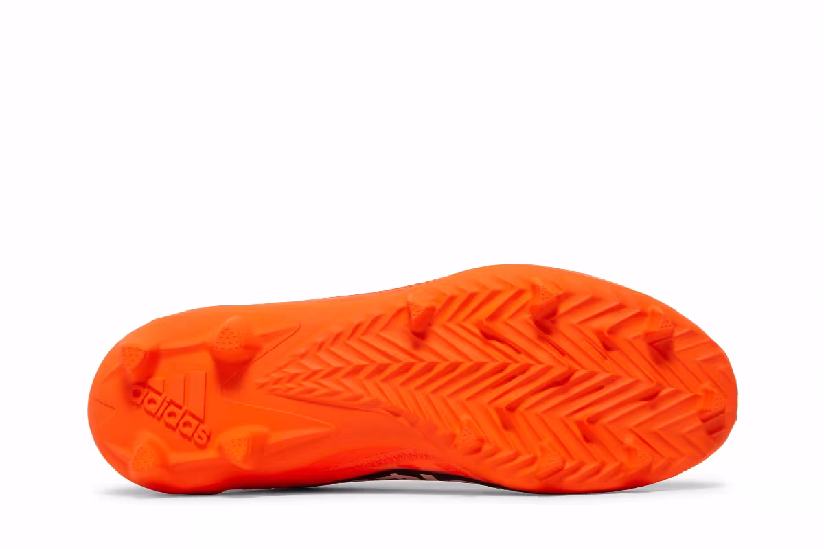 adidas Adizero Cleats Team Solar Orange Silver Metallic, view 5