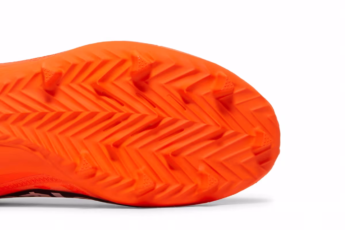 adidas Adizero Cleats Team Solar Orange Silver Metallic, view 6