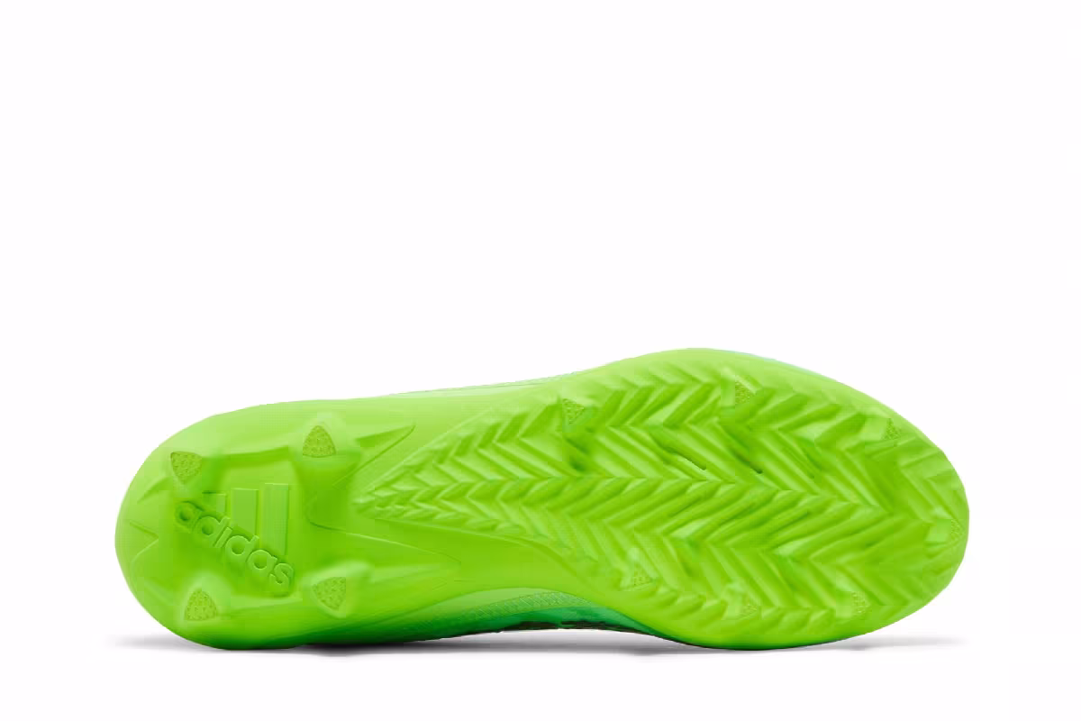 adidas Adizero Cleats Team Solar Green Silver Metallic, view 5