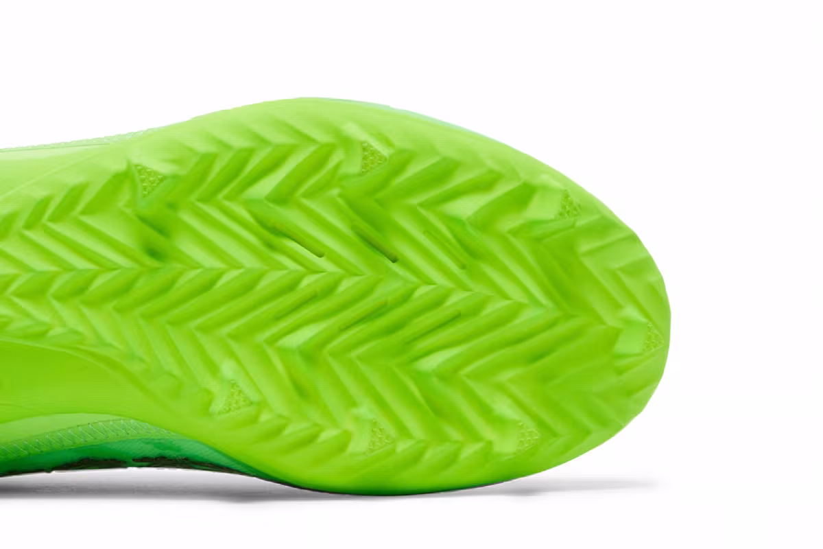 adidas Adizero Cleats Team Solar Green Silver Metallic, view 6