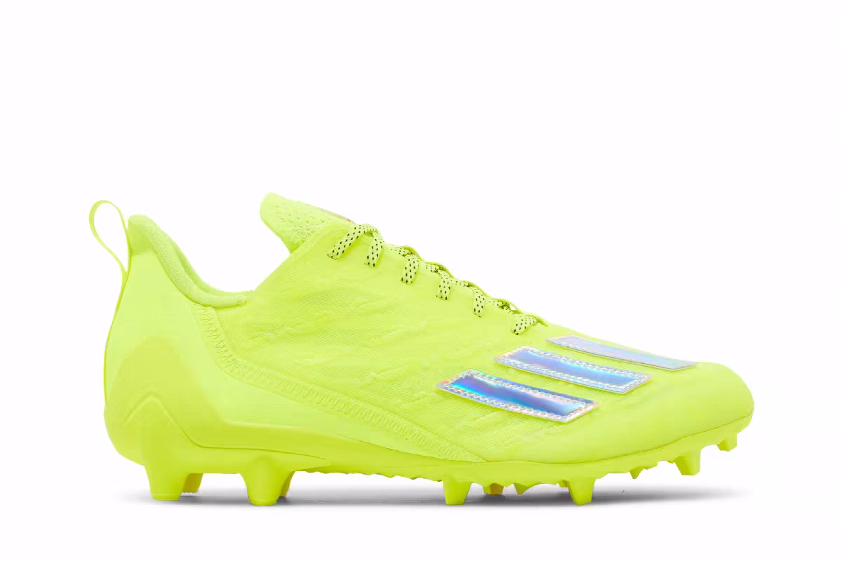 adidas Adizero Cleats Team Solar Yellow, view 2