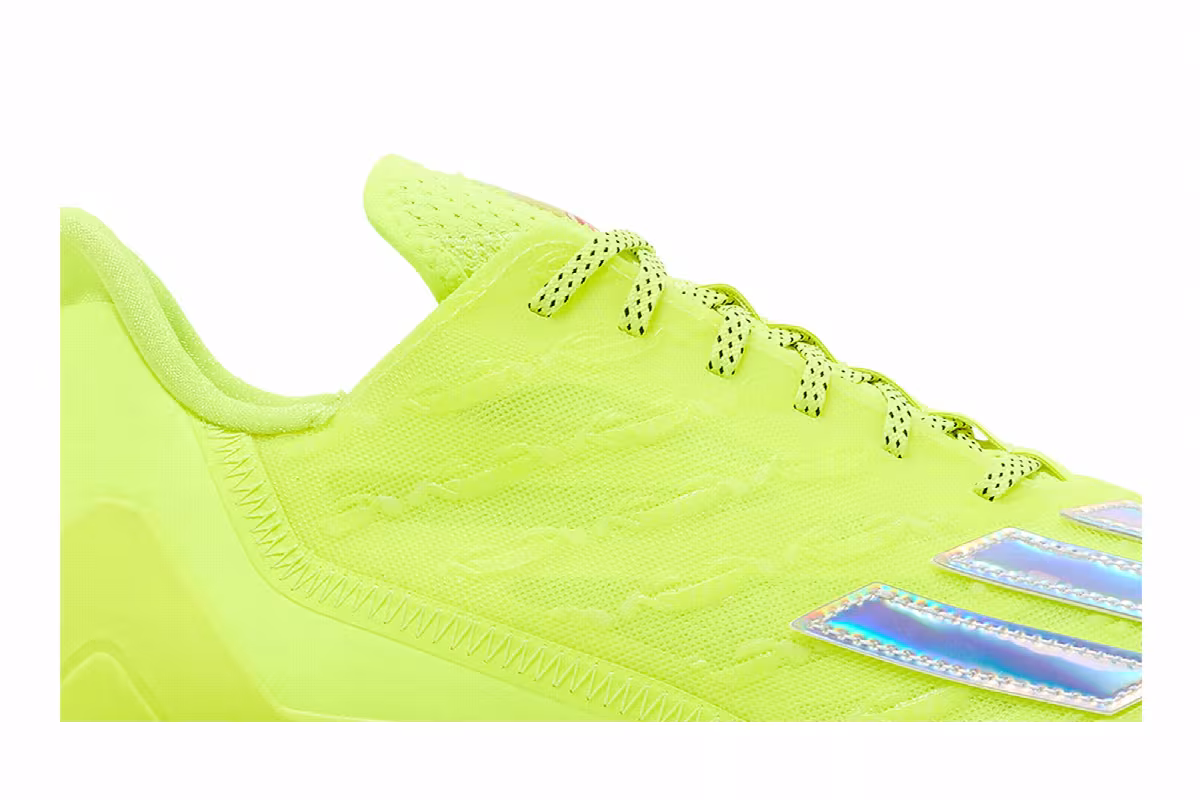 adidas Adizero Cleats Team Solar Yellow, view 3