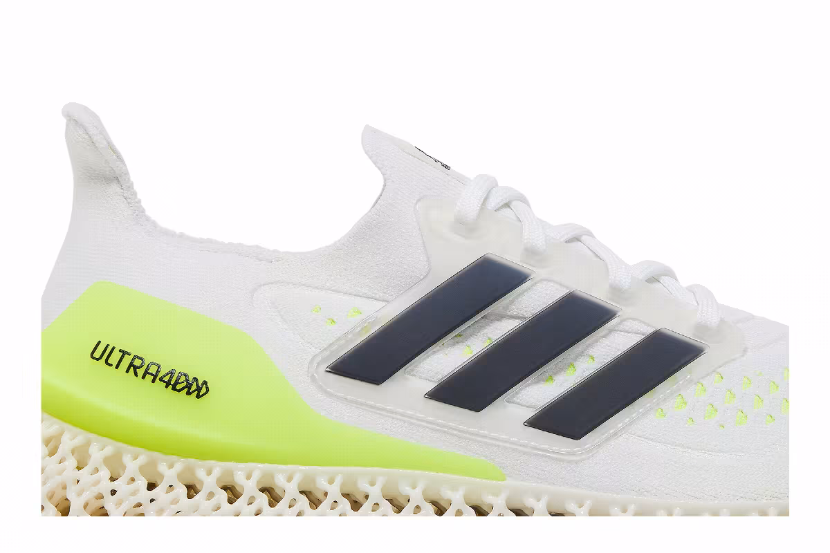 adidas Ultra 4DFWD White Solar Yellow, view 3