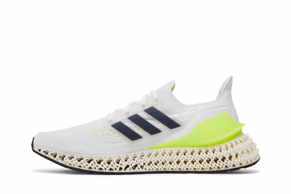 adidas Ultra 4DFWD White Solar Yellow, view 4