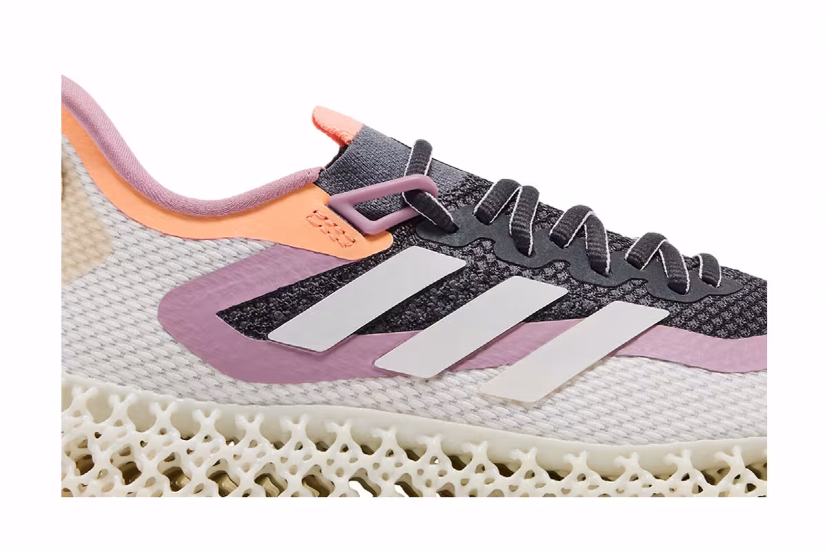 adidas Women's 4DFWD 2 Grey Beam Orange, view 3