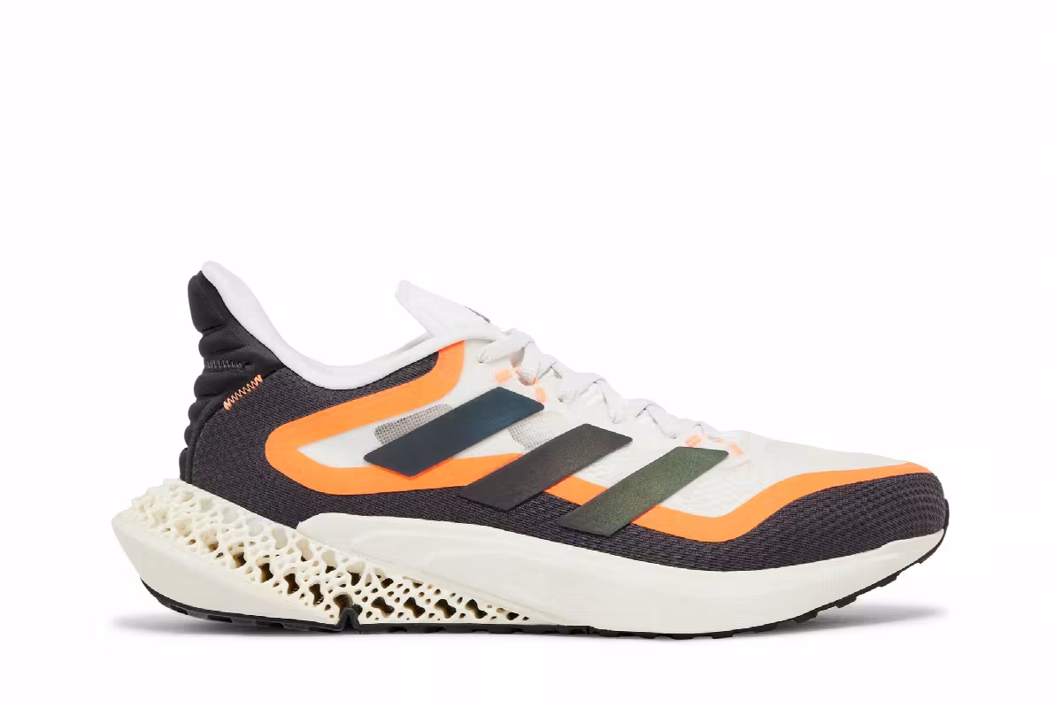 Adidas 4DFWD Pulse 2 Crystal White Solar Orange, view 2